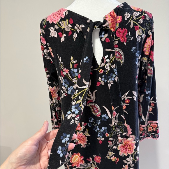 LOFT floral swing dress size S - Picture 3 of 5